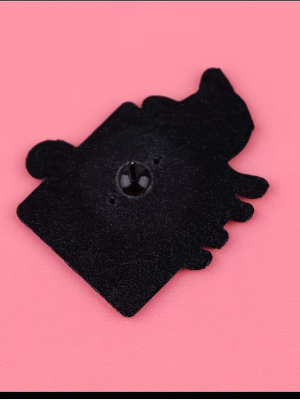 Black Cat Scan Enamel Pin - 'Cat Scan' - Picture 3 of 4